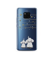 Filler Tasarımlı Süper Şeffaf Silikon Telefon Kılıfı Huawei Mate 20 Pro
