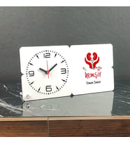 Hemşir Ahşap Masa Saati 003