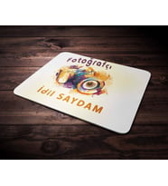 Kişiye Özel Fotoğrafçı 2 Tasarımlı Mouse Pad (Renksiz)