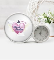BK Gift Kişiye Özel Sevgililer Günü Saatli Sihirli Led Ayna Çerçeve  24