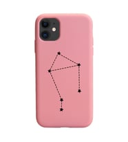 Terazi Burcu (Libra) Yıldız Haritası Tasarımlı Kılıf iPhone 11 