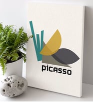 Picasso Tasarımlı Kanvas Tablo 30x50cm
