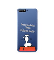 Snoopy Tasarımlı Süper Şeffaf Silikon Telefon Kılıfı Huawei Y6 2018