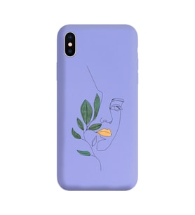 Mor Lansman Kılıf iPhone X