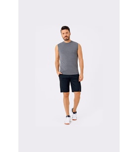 uhlsport Erkek Gri Marvin Kolsuz T-shirt - 3211101-Antrasit