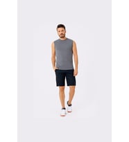 uhlsport Erkek Gri Marvin Kolsuz T-shirt - 3211101-Antrasit