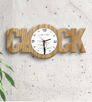BK Gift Kişiye Özel Clock Ahşap Duvar Saati  8