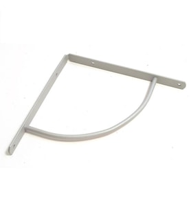 Raf Altı Metal 24cm (2 Adet) Siyah