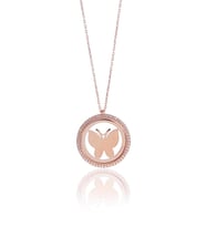 Çerçeveli kelebek kolye SGTL8259