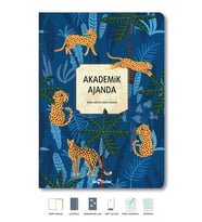 Le Color AKADEMİK AJANDA 2021 STICKERLİ 80gr17x24 TROPİCAL (Karışık)
