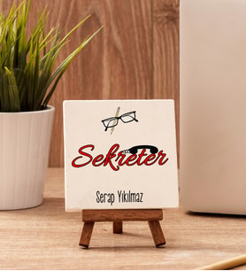 Sekretere Hediye Taş Dekor