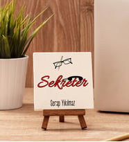 Sekretere Hediye Taş Dekor