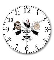 The Bosses Duvar Saati Bombeli Gercek Cam