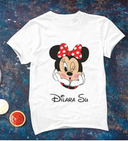 Kişiye Özel Minnie Mouse Tişörtü