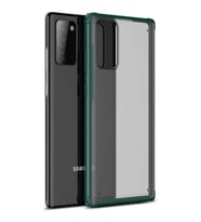 Microsonic Samsung Galaxy Note 20 Kılıf Frosted Frame Yeşil