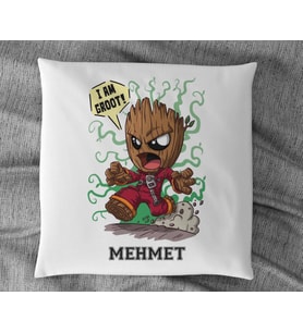 Marvel Groot Yastığı Kişiye Özel