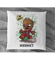 Marvel Groot Yastığı Kişiye Özel