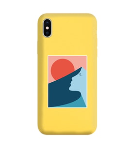 Sarı Lansman Telefon Kılıfı Iphone XS