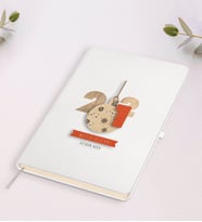 BK Gift Kişiye Özel 2024 Mutlu Yıllar Beyaz Defter-3 (Beyaz)