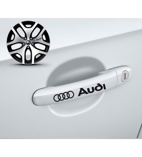 Audi Kapı Kolu Modifiye Sticker Yapıştırma 8 Adet