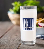 BK Gift Kişiye Özel Renkli Baskılı Ankara Rakı Bardağı-2 (Beyaz)
