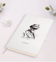 BK Gift Kişiye Özel Atatürk Temalı Beyaz Defter-17