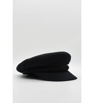 Kadın Kaptan Şapka Yazlık Baker Boy Cap - Siyah