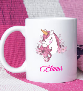 Unicorn Tasarımlı Unicorn Kupa Bardak