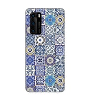 Seramik Tasarımlı Süper Şeffaf Silikon Telefon Kılıfı Huawei P40 Pro