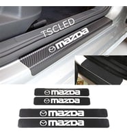 Mazda Karbon Kapı Eşiği Koruma Sticker Yapıştırma (4 Adet)