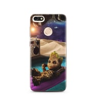 Baby Groot Tasarım Süper Şeffaf Silikon Telefon Kılıfı Huawei P9 Lite 2017 Mini 