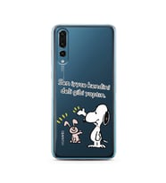 Snoopy Tasarımlı Süper Şeffaf Silikon Telefon Kılıfı Huawei P20 Pro 