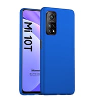 Microsonic Matte Silicone Xiaomi Mi 10T Pro Kılıf Mavi