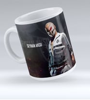 BK Gift Kişiye Özel PUBG Kupa Bardak - 12 (Beyaz)