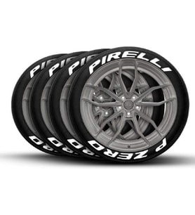 LASTİK YAZISI PIRELLI P ZERO 1.SINIF KALİTE SOLMAZ STIKER