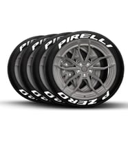 LASTİK YAZISI PIRELLI P ZERO 1.SINIF KALİTE SOLMAZ STIKER