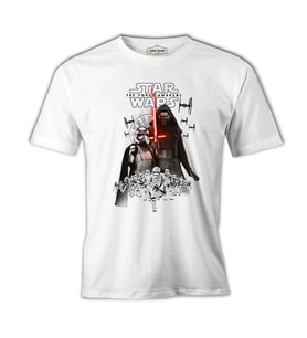 Star Wars - The Force Awakens 11 Beyaz Erkek Tshirt