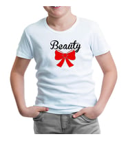 Beauty and the Beast - Beauty Beyaz Çocuk Tshirt