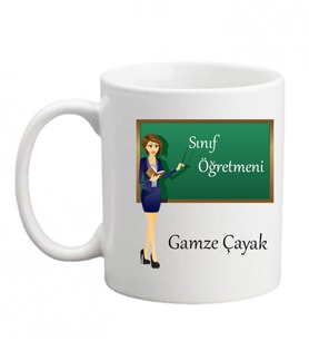 Sınıf Öğretmenine Hediye Kupa Bardak, Hediyelik Kupa Bardak