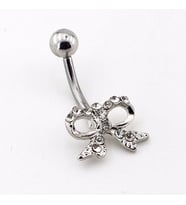 Solfera TAŞLI KURDELE GÖBEK İÇİN PIERCING P251