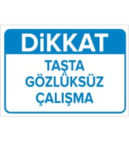 MIGNATIS - Dikkat Taşta Gözlüksüz Çalışma Levhası - Sac Malzeme 50x70cm