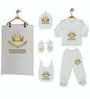 Pia Baby Gl 1920-07 İsme Özel Battaniye Zıbın Set