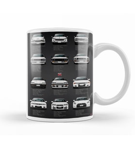 History Nissan GTR  V2 Specs Kupa Bardak Porselen