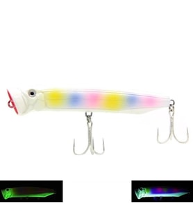 Fujin Salt Popper 12Cm 30Gr Floating Suni Yem Pearl Rainbow Glow