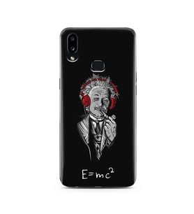 Einstein Tasarım Süper Şeffaf Silikon Telefon Kılıfı Samsung A10s