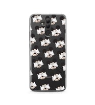 Mickey Tasarımlı Süper Şeffaf Silikon Telefon Kılıfı Huawei Mate 20 Lite