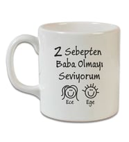 Baba Olmayı Seviyorum Bardak (Çok Renkli)