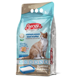 Energy Bentonit Kedi Kumu Marsilya Sabunu Kokulu 5 Lt