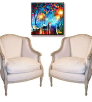 Afremov Artistic Painting Kanvas Tablo Hediyelik Dekoratif Tablo
