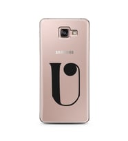Samsung A7 (2016) Harf Tasarımlı Telefon Kılıfı U-Harfi 